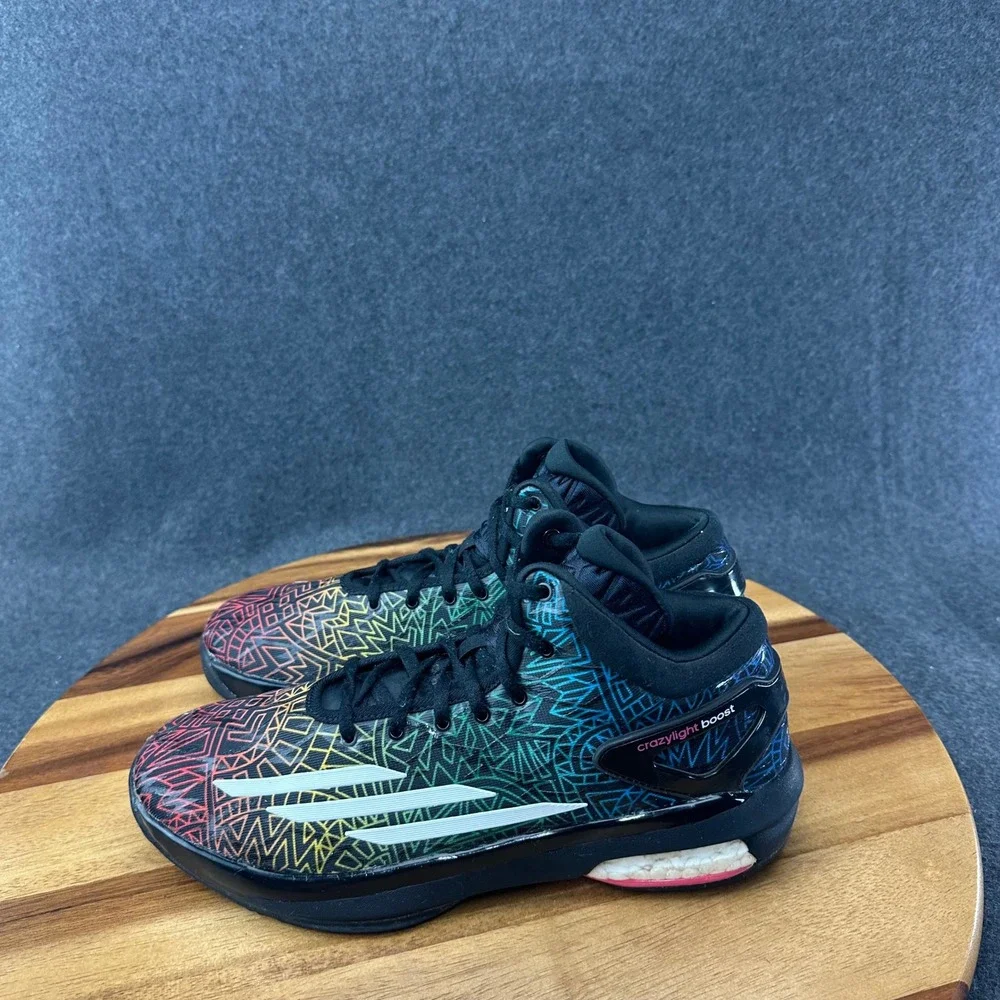 Adidas Boost Shoes Crazy Light Black Multi C75907 Sneakers US 8